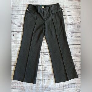Anthropologie Cartonnier grey/black Herringbone Pants trousers  size 10 NWT
